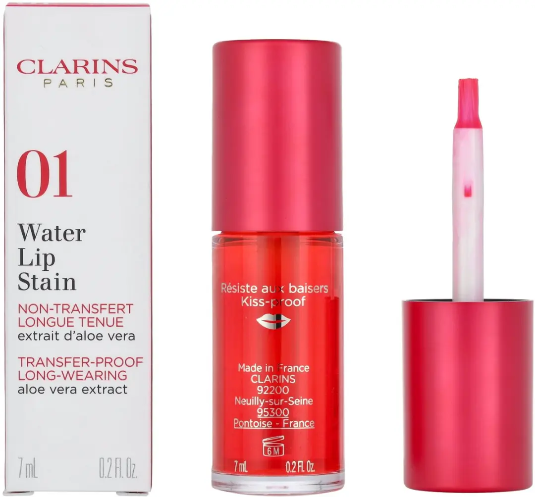 Clarins Water Lip Stain Lipgloss 01 Rose Water - 7ml