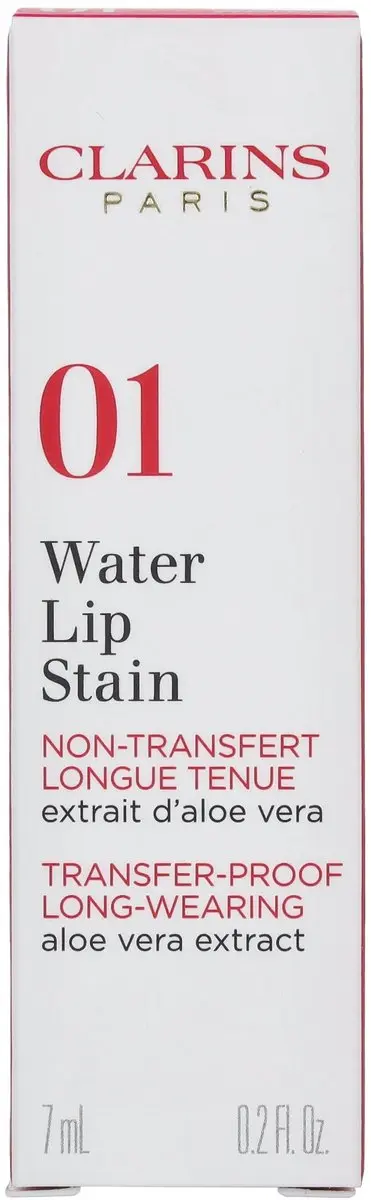 Clarins Water Lip Stain Lipgloss 01 Rose Water - 7ml