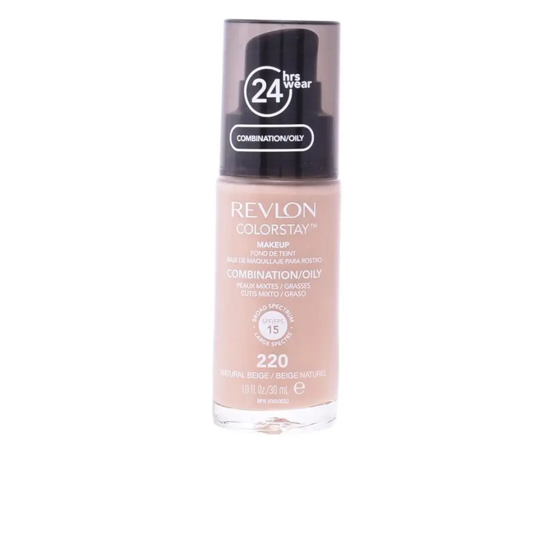 Revlon Colorstay Foundation 30ml - Oily Skin - 220 Natural Beige - afbeelding 6 van 6