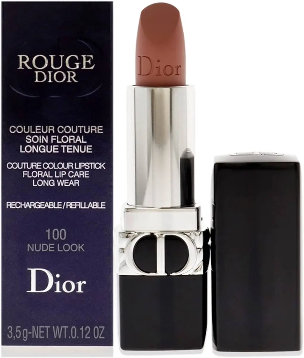 Dior Rouge Lip Balm Refillable Lippenstift Nude Look