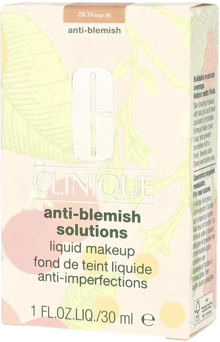 Clinique Anti-Blemish Solutions Vloeibaar Make-up 30ml - CN74 Beige