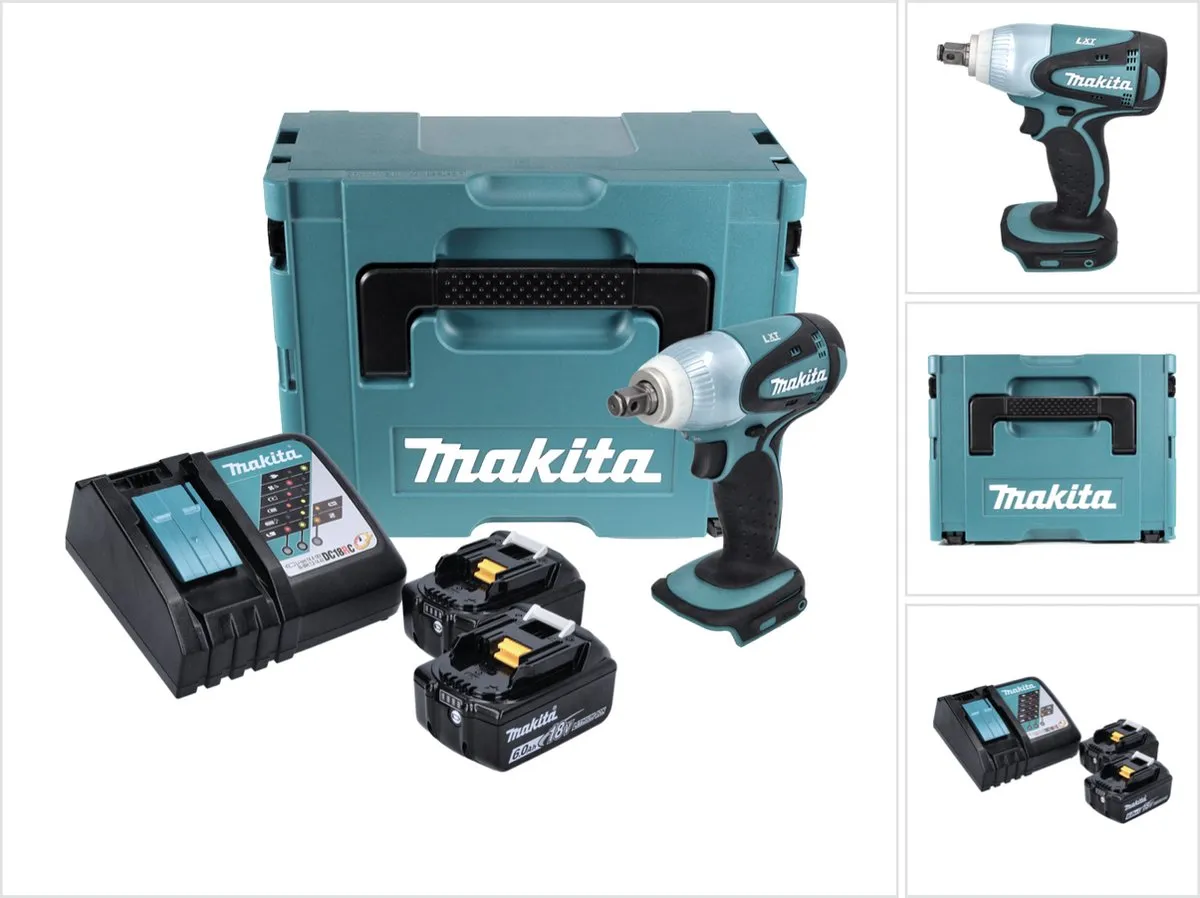Makita DTW 251 RGJ Slagmoersleutel 18V 230Nm