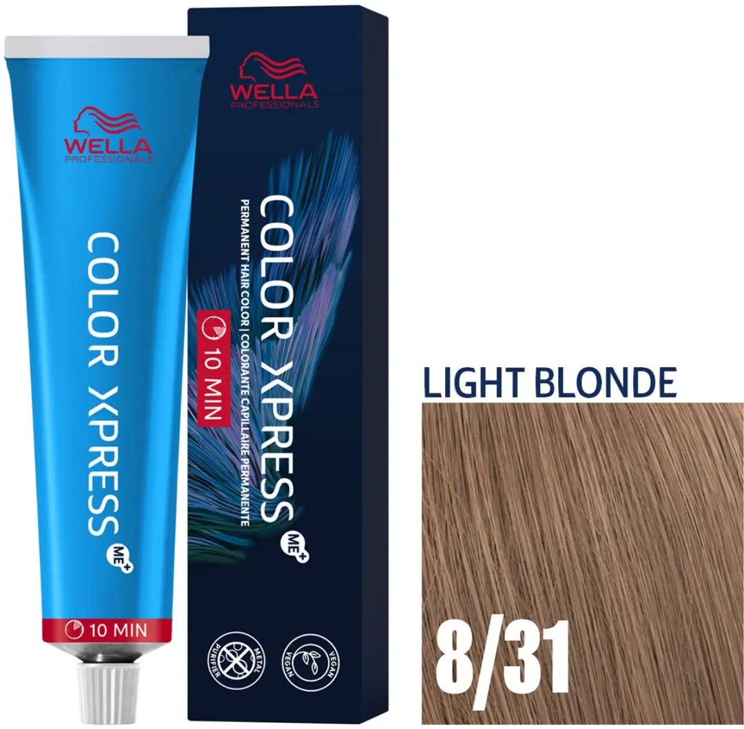 Wella Professionals Xpress Color Light Blonde 8/31 - 60ml - Grijs