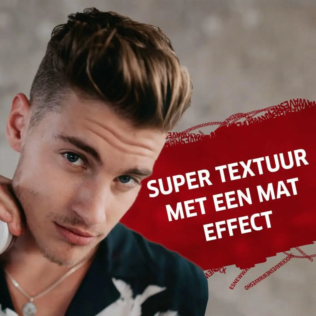Wella New Wave Ultra Effect Go Matt Clay 75ml - 3 Stuks