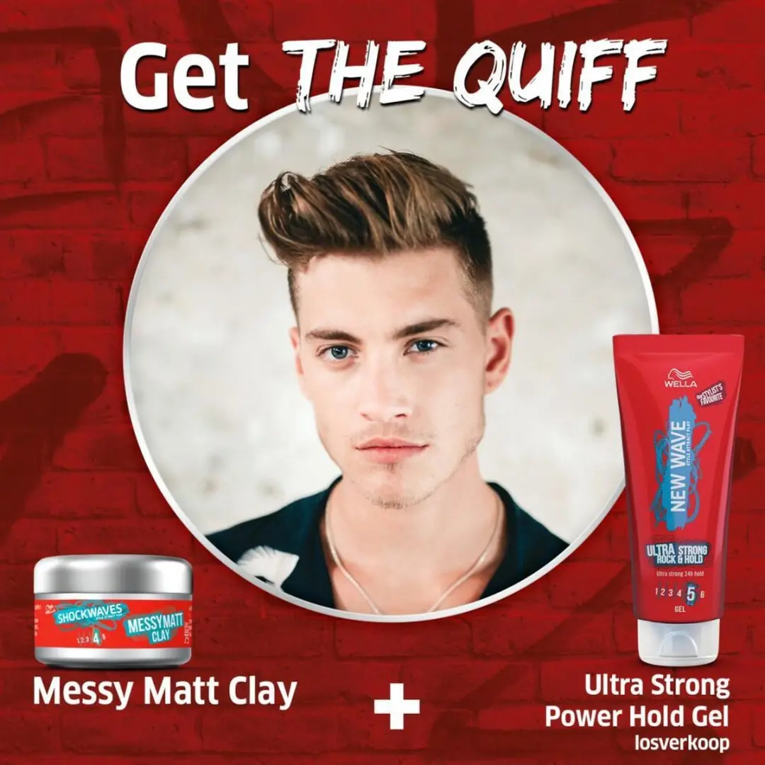 Wella New Wave Ultra Effect Go Matt Clay 75ml - 3 Stuks
