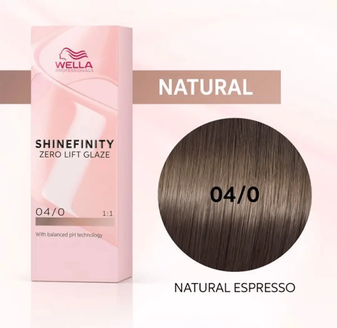 Wella Professionals ShineFinity 04/0 Haarverf 150ml - Zwart
