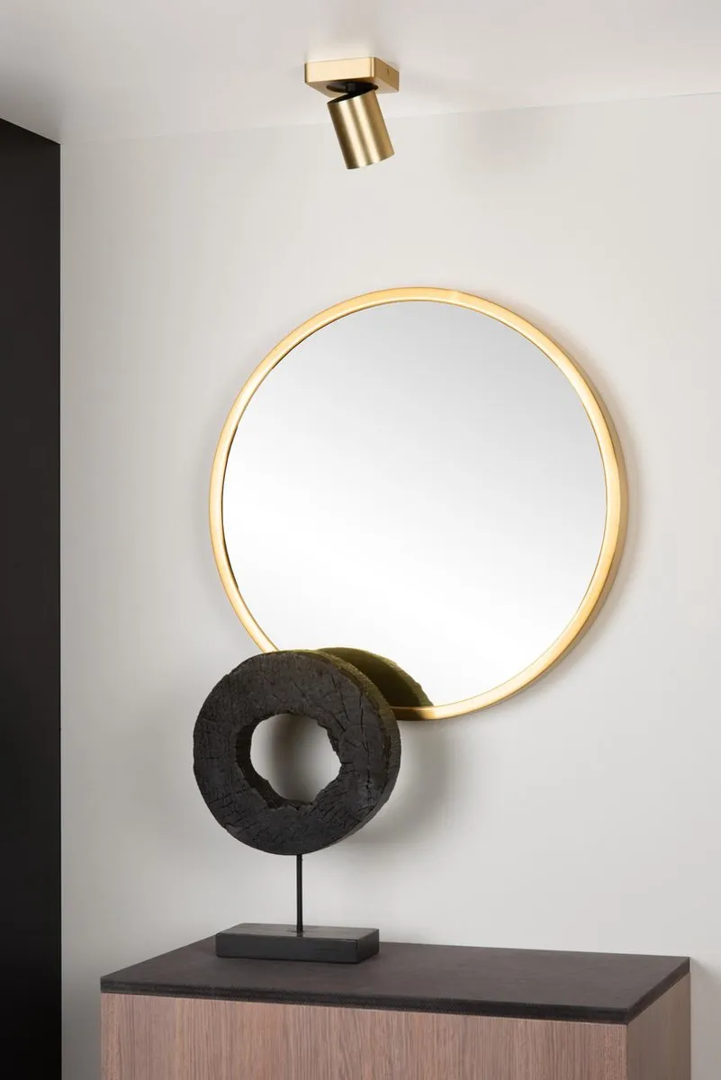 Lucide Nigel Plafondspot LED GU10 5W 2200K/3000K - Mat Goud