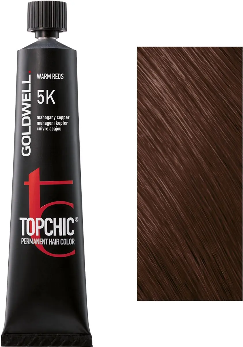 Goldwell Topchic Tube 60ml - 5K Bruin Permanent - afbeelding 6 van 6