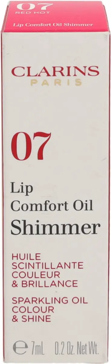 Clarins Lipgloss 07 Red Hot - 7ml