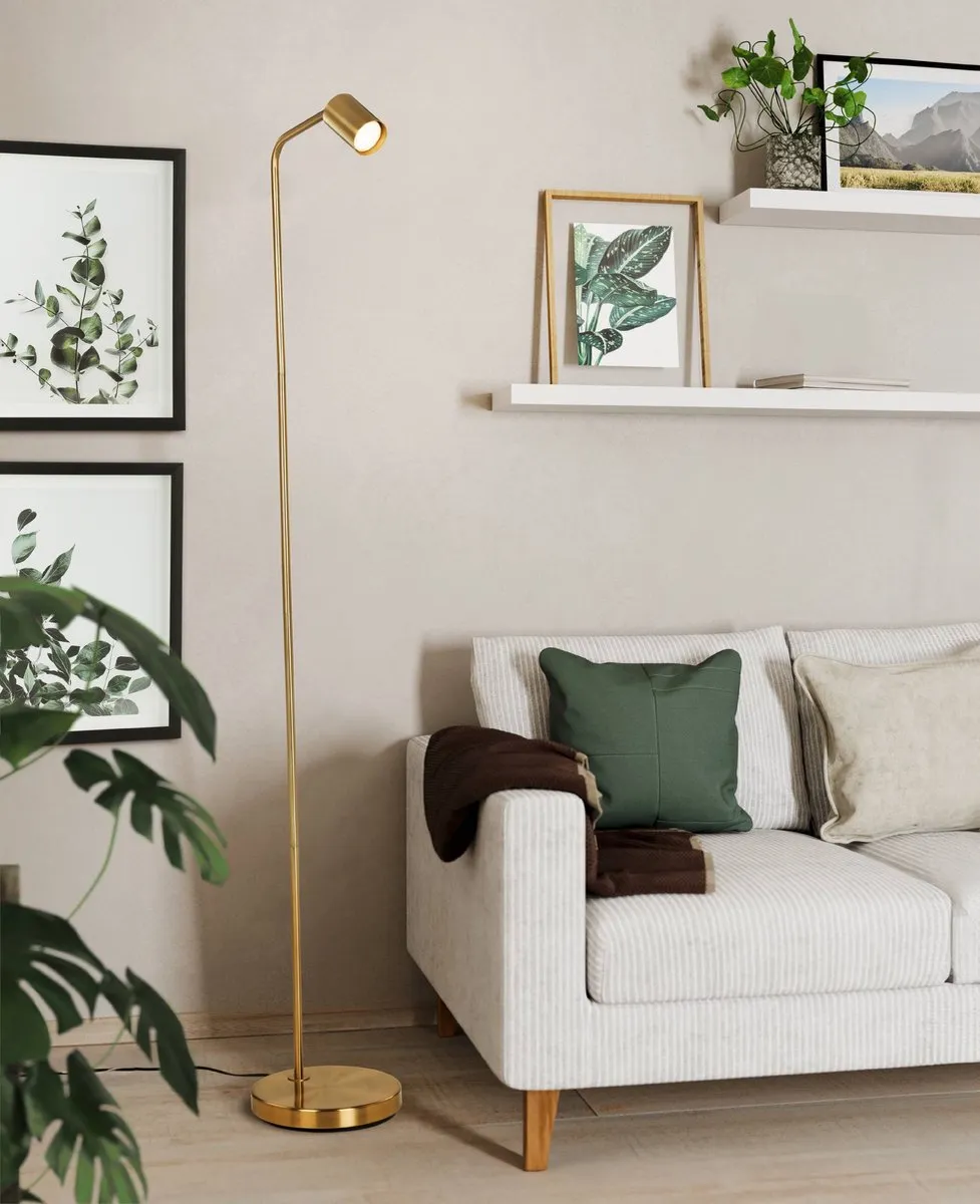 Eglo Rigomagno Vloerlamp GU10 - 151cm - Goud