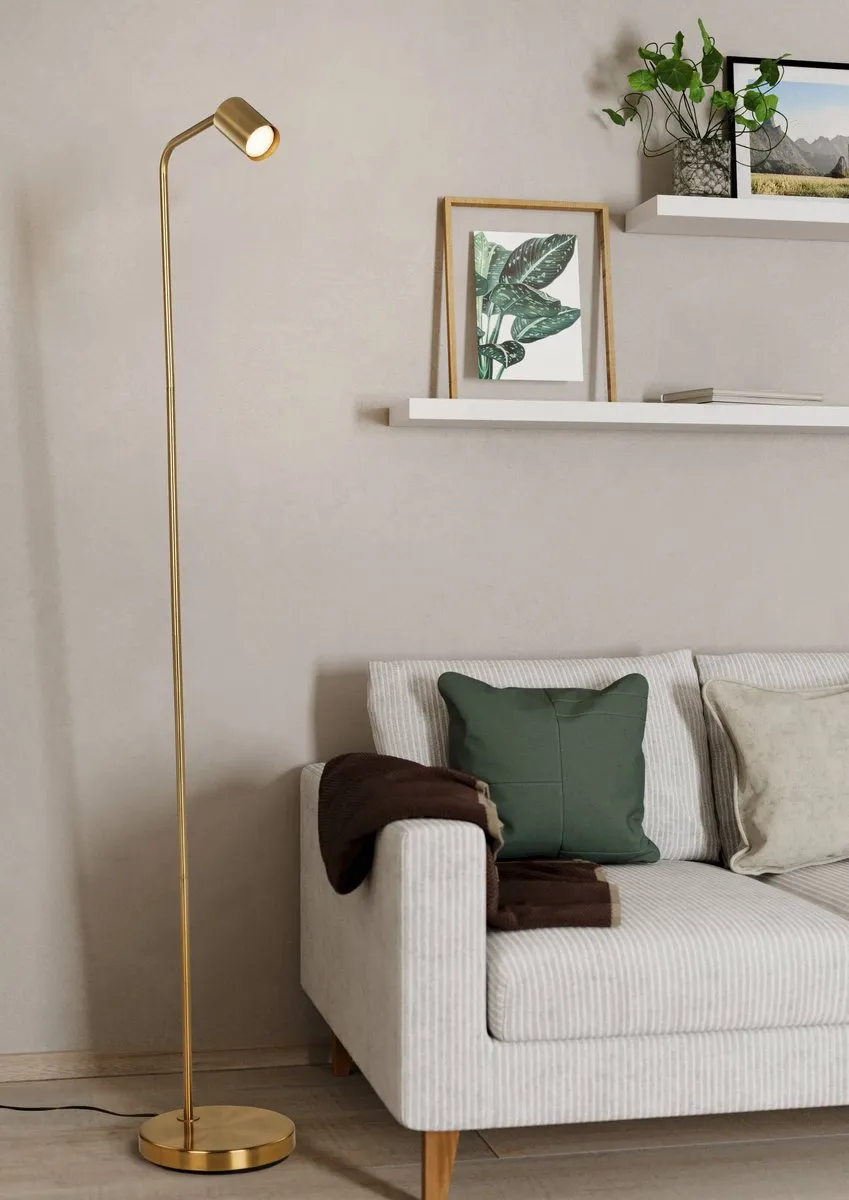 Eglo Rigomagno Vloerlamp GU10 - 151cm - Goud