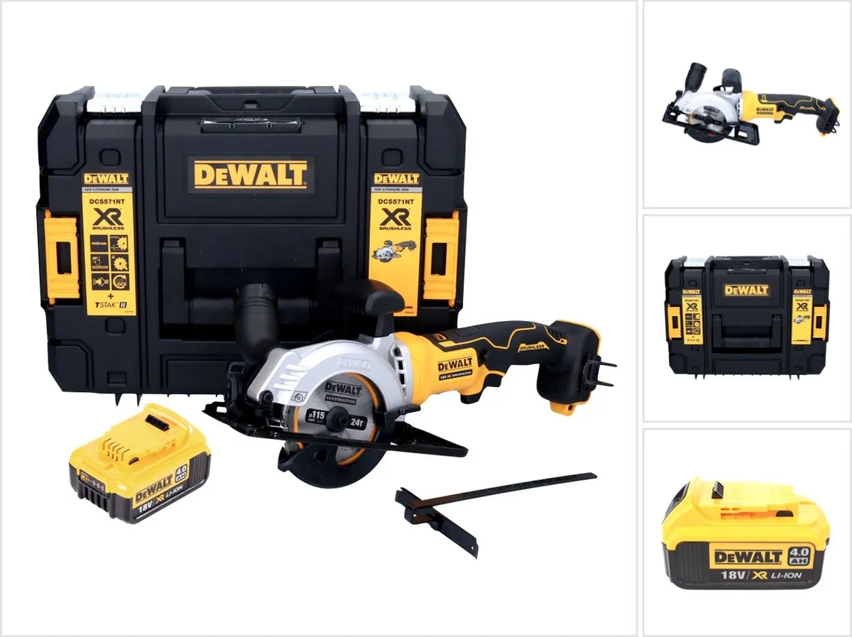 DeWalt DCS 571 Accucirkelzaag 18V 115mm