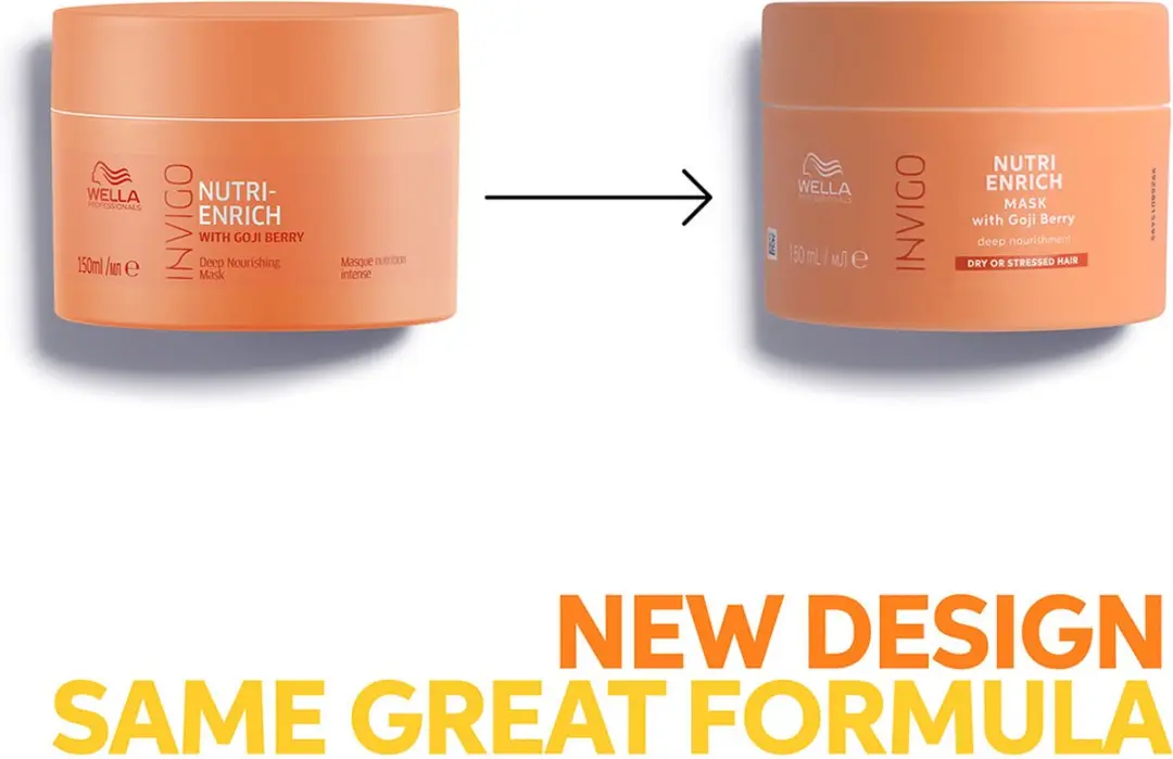 Wella Professionals Invigo Nutri Enrich Masker - Droog/Beschadigd Haar 150ml