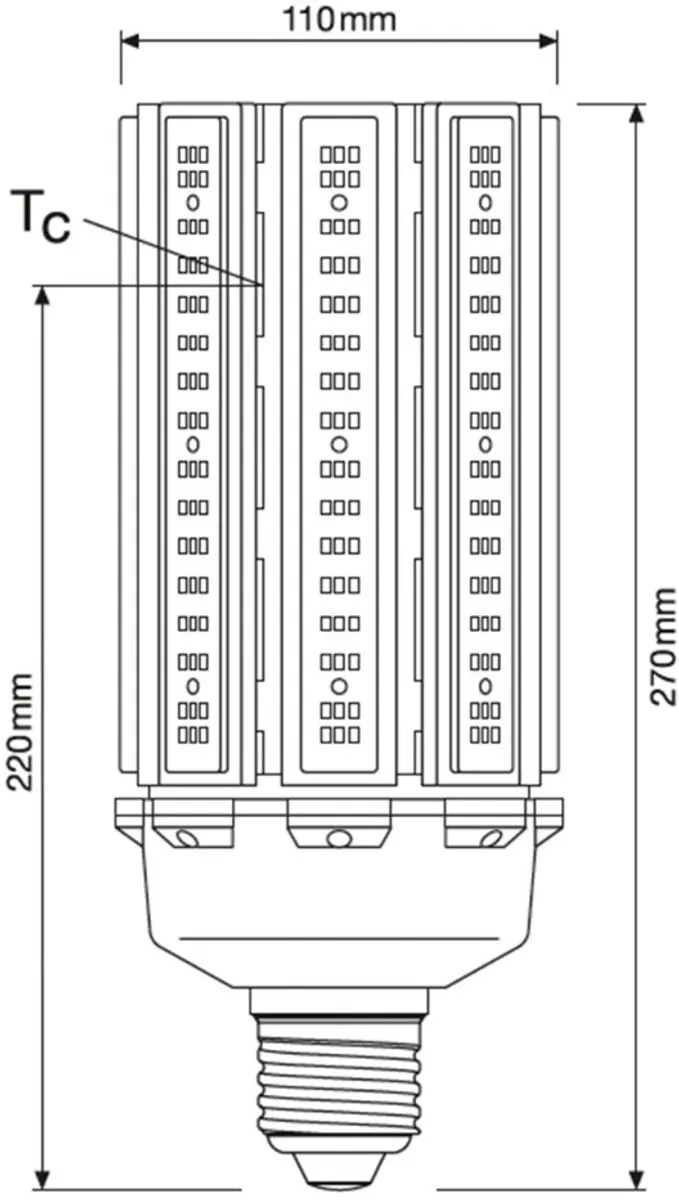 LEDVANCE HQL LED P 90W Industriële Buitenverlichting 4099854040825 - afbeelding 3 van 6