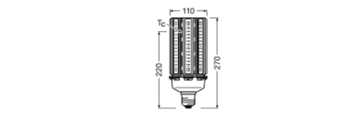 LEDVANCE HQL LED P 90W Industriële Buitenverlichting 4099854040825 - afbeelding 4 van 6