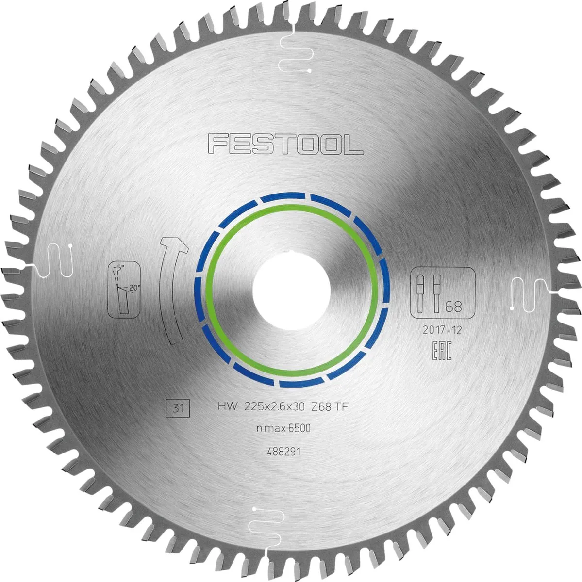 Festool HW 225x2,6x30 TF68 Cirkelzaagblad 4 Stuks