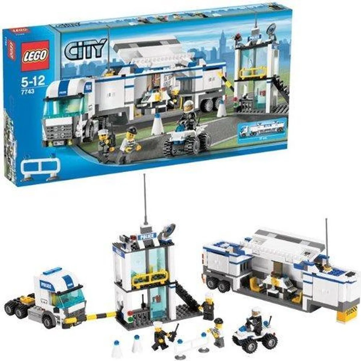 LEGO City Politievrachtwagen 7743 - 524 Stukken