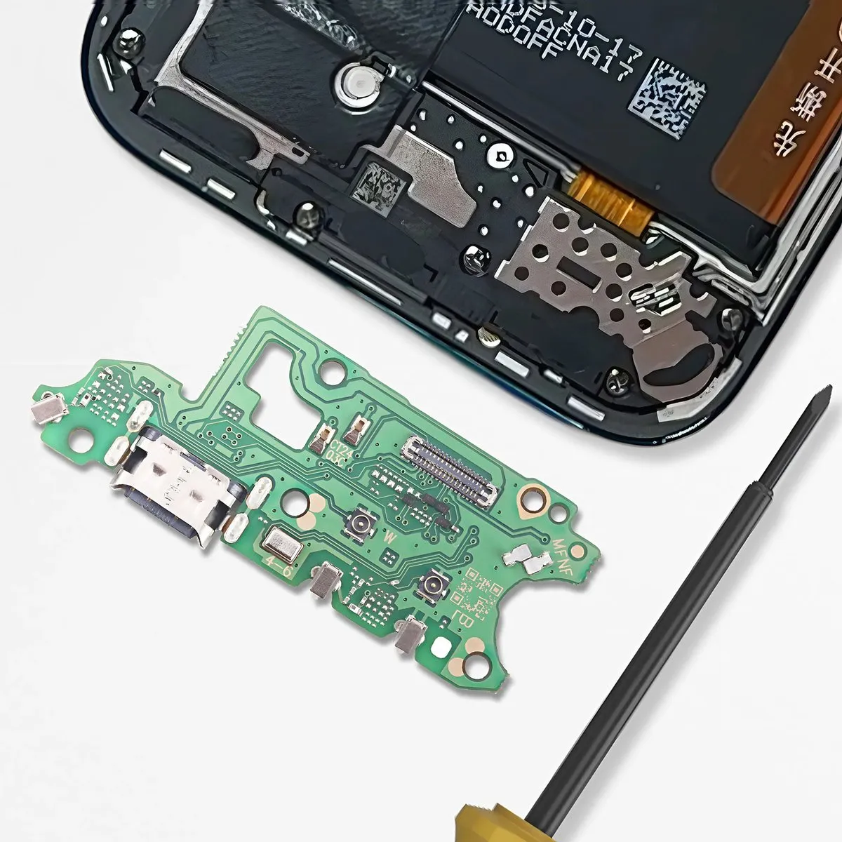 Honor 200 Lite USB-C Oplaadconnector - Zwart