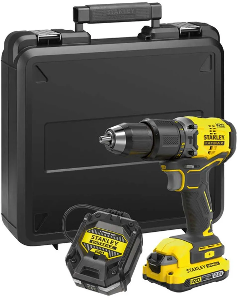 Stanley 18V SFMCD715D1K-QW Accu-klopboor/schroefmachine