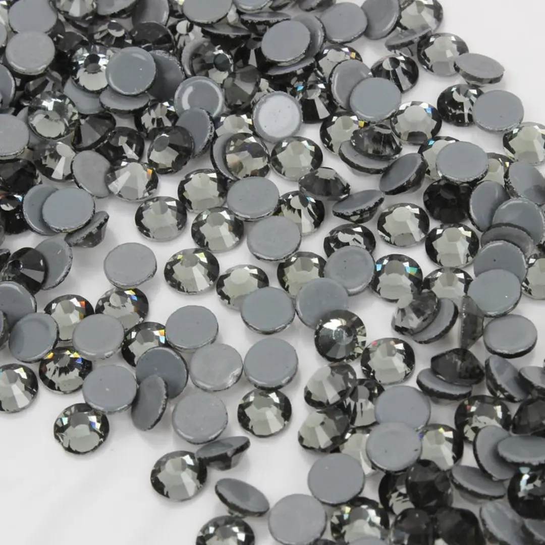 Swarovski Black Diamond SS12 Kristal Steentjes 100 Stuks