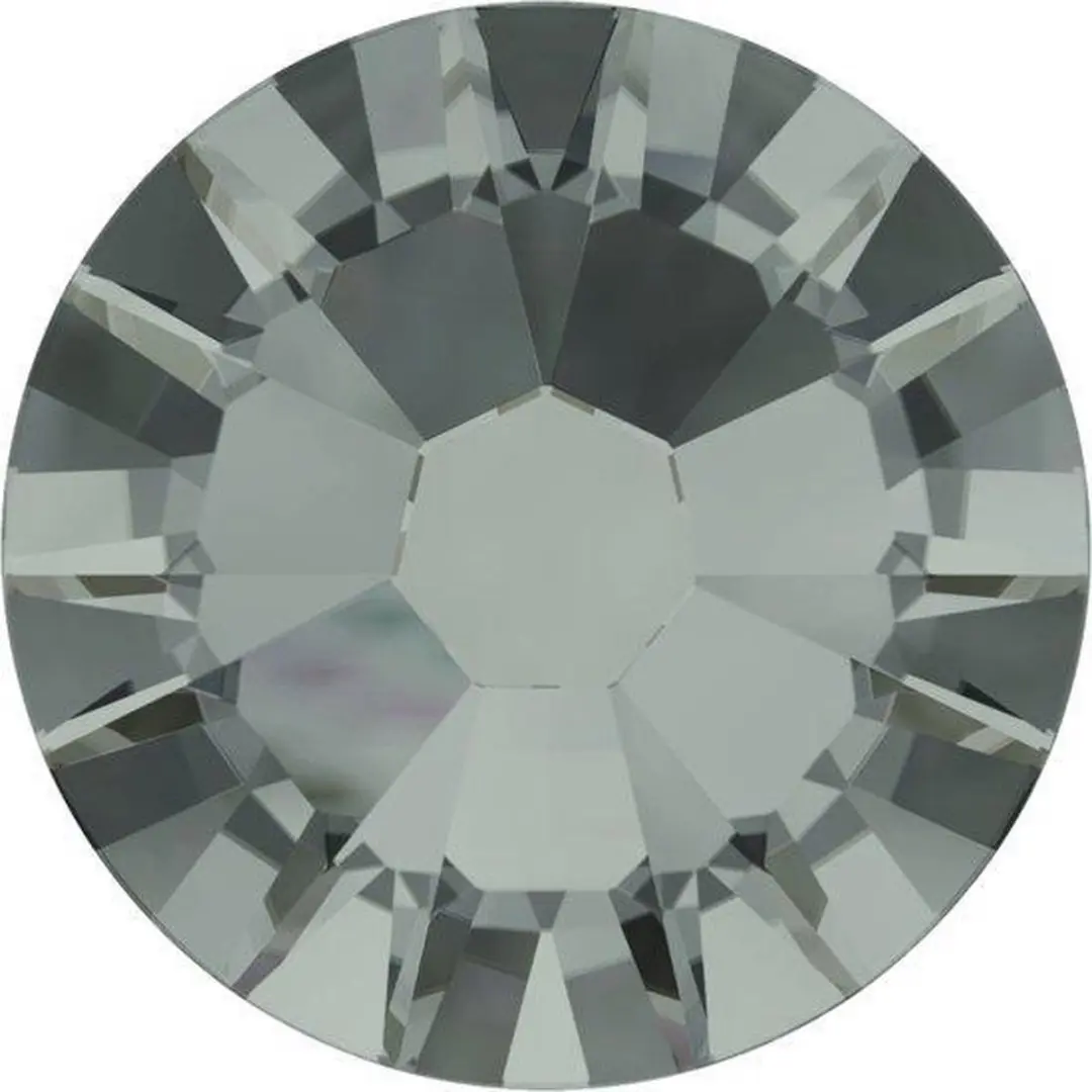 Swarovski Black Diamond SS12 Kristal Steentjes 100 Stuks