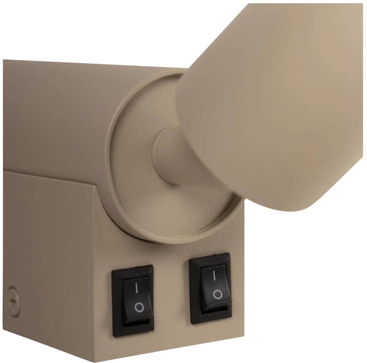 Lucide Otimo Wandspot 2xGU10 - Koffie