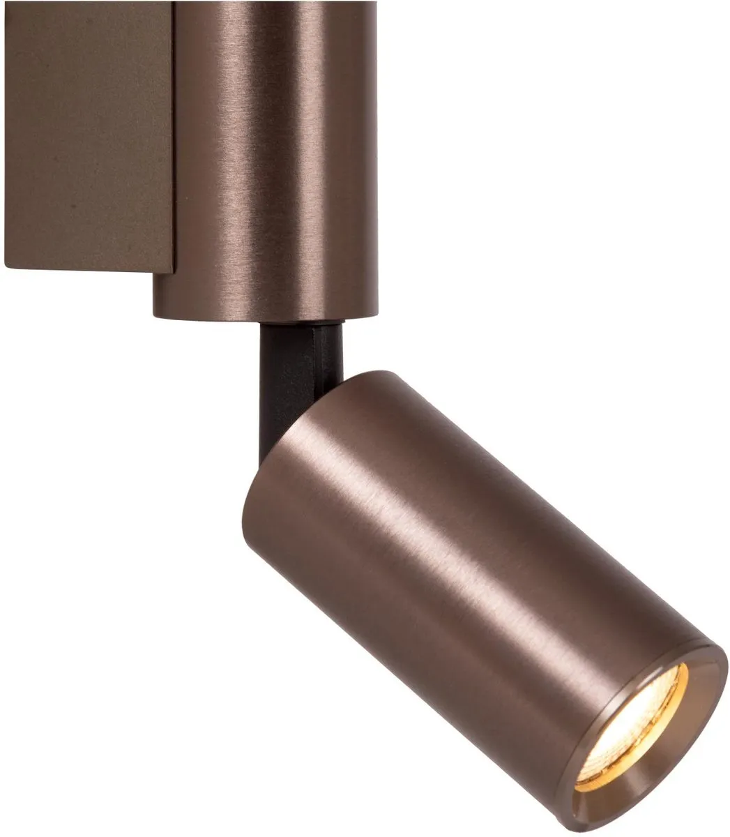 Lucide Otimo Wandspot 2xGU10 - Koffie