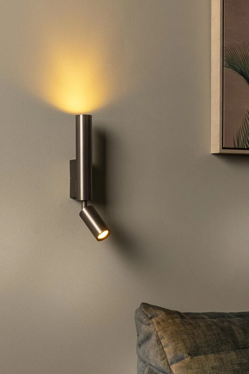 Lucide Otimo Wandspot 2xGU10 - Koffie