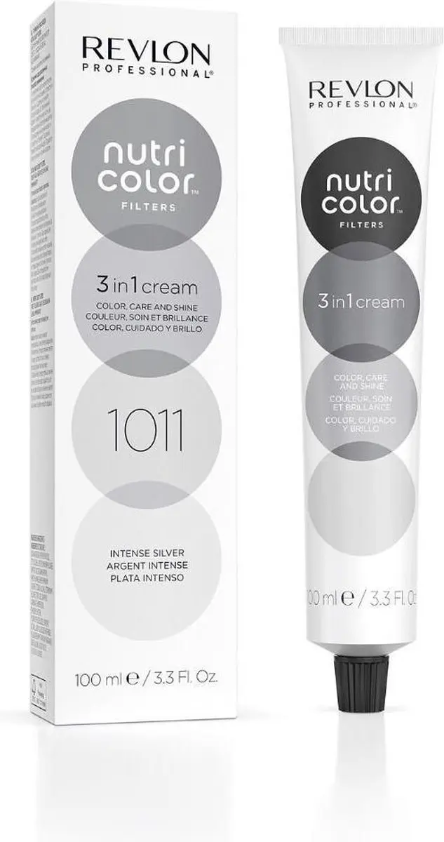 Revlon Nutri Color 1011 Permanente Kleurcrème - Intense Silver 100ml
