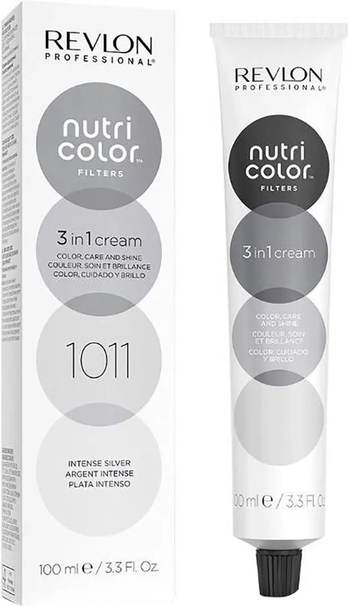 Revlon Nutri Color 1011 Permanente Kleurcrème - Intense Silver 100ml
