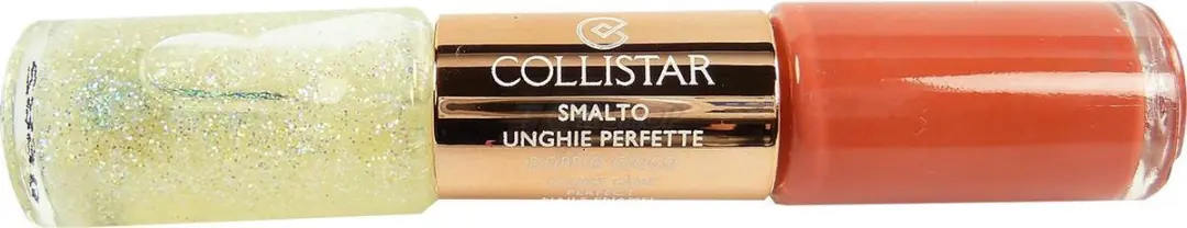 Versace Collistar Double Game Perfect Nails Enamel - 9ml - Oranje/Zilver Glitter