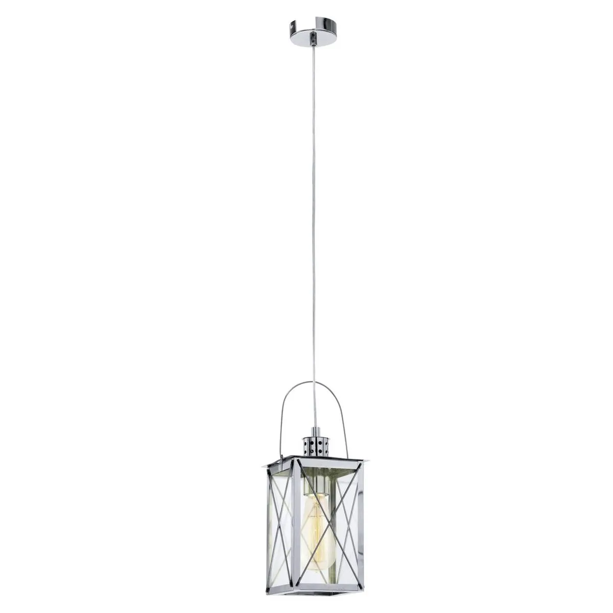Eglo Vintage Donmington Hanglamp - Chroom - afbeelding 6 van 6