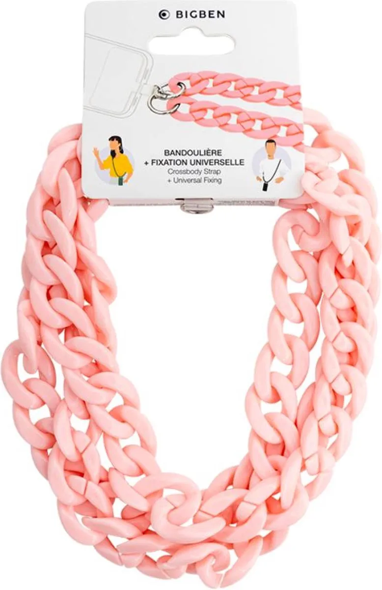 Realme Universele Mesh Smartphone Schouderriem BBANDMAILP - Roze