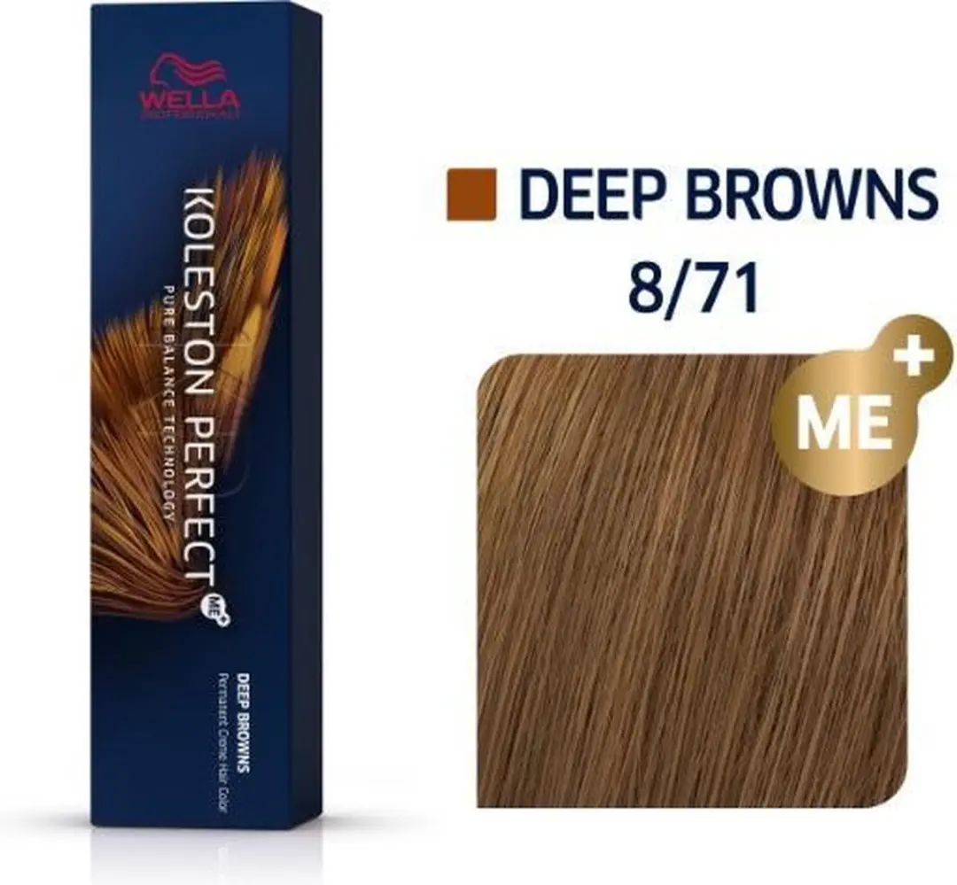Wella Professionals Koleston Perfect ME+ 8/71 Light Ash Blonde 60ml