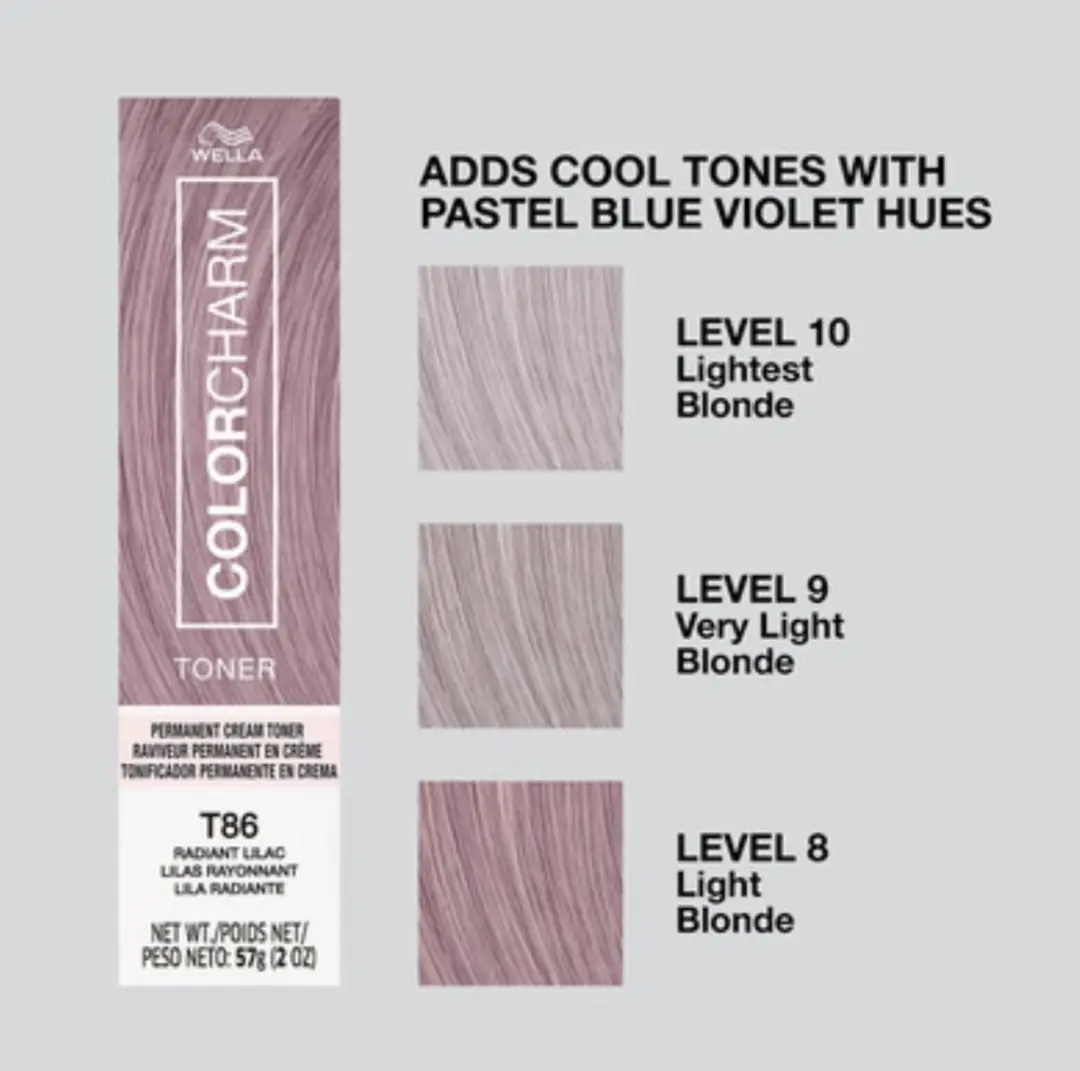 Wella Professionals Color Charm T86 Radiant Lilac Toner 52ml