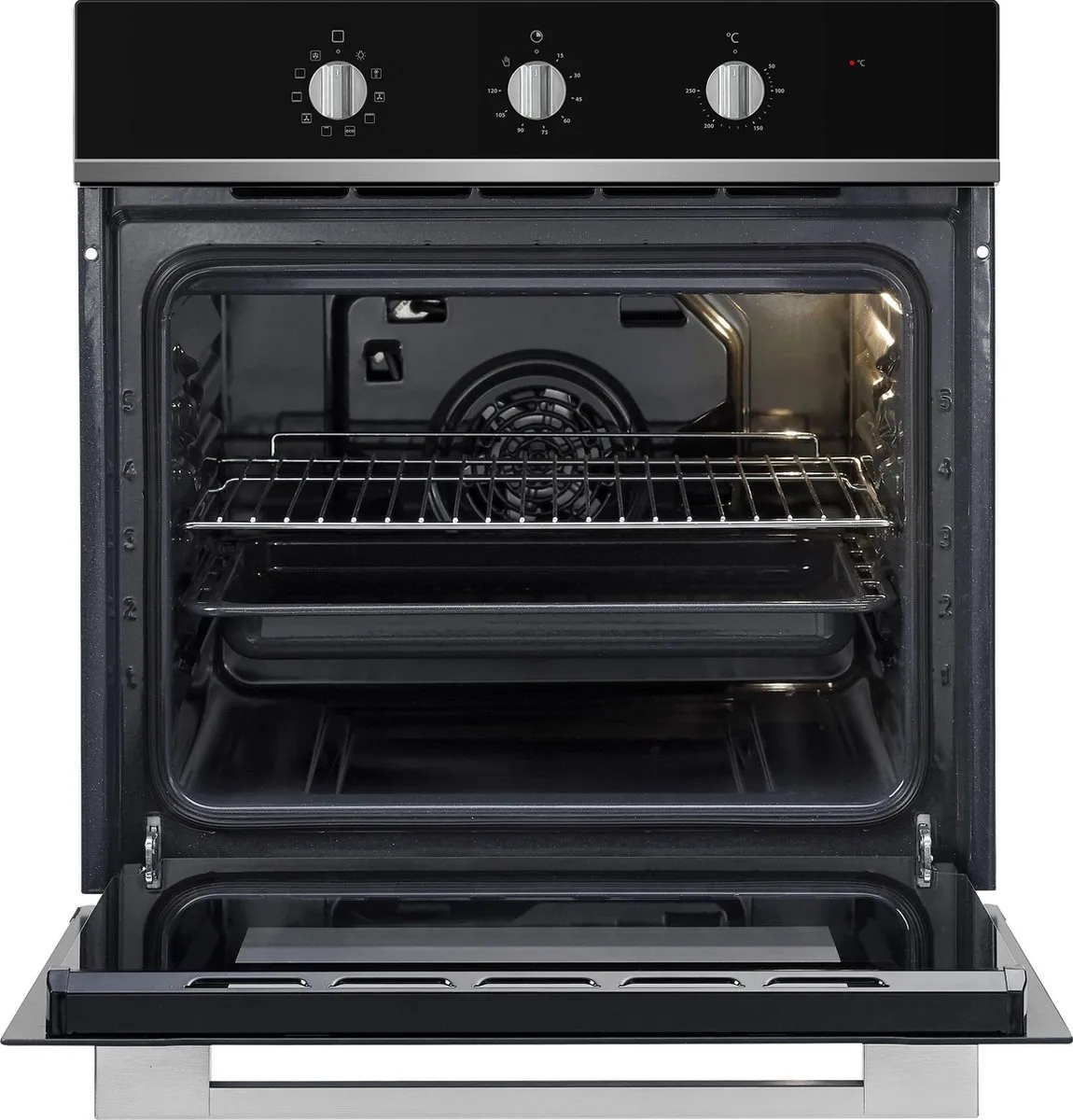 Etna OM165ZT Inbouwoven 60cm - 65L Zwart