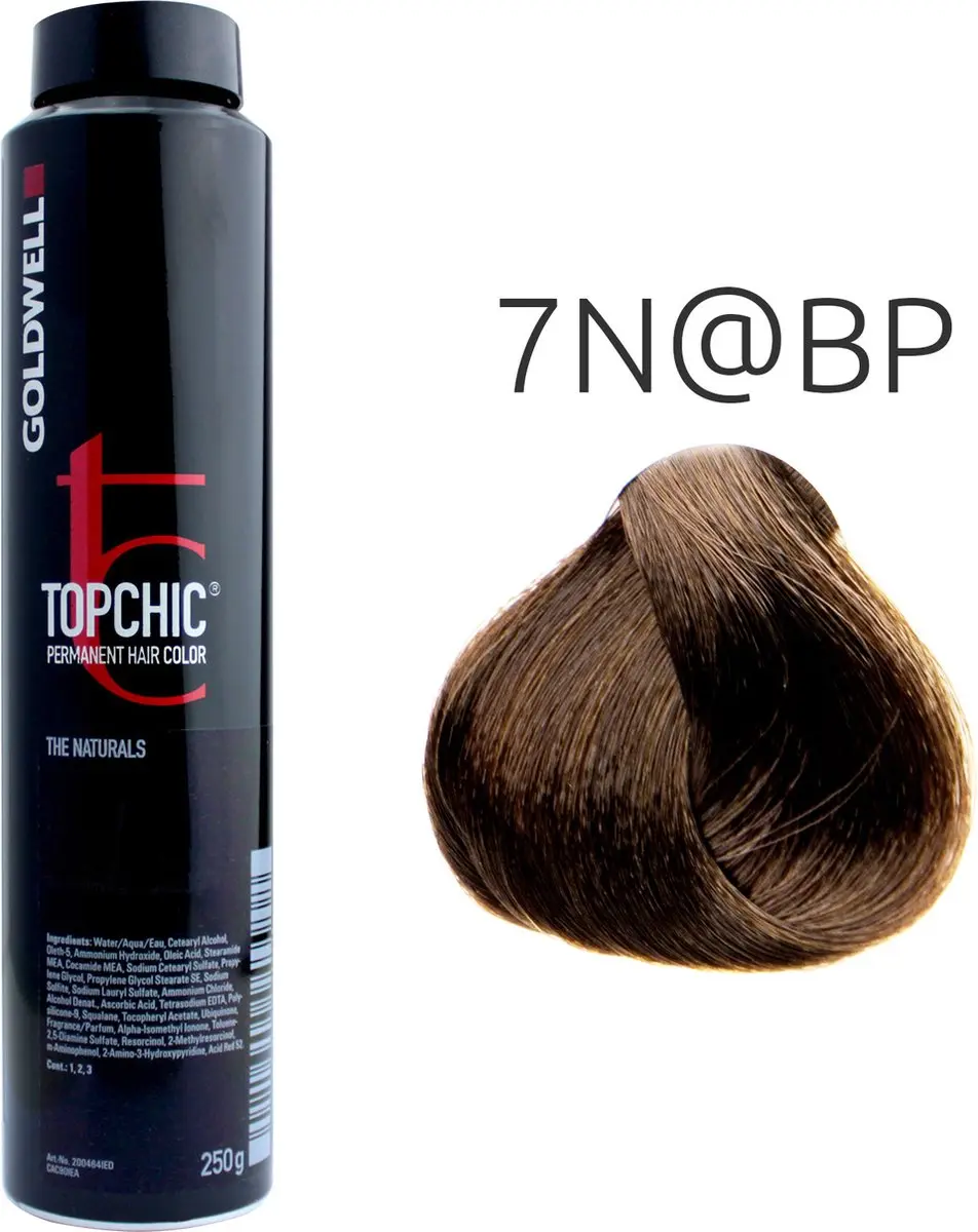 Goldwell Topchic Hair Color 7N@BP - 150ml Permanent