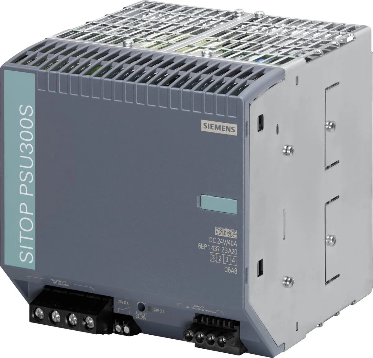 Siemens 6EP14372BA20 DIN-rail Netvoeding 24V 40A