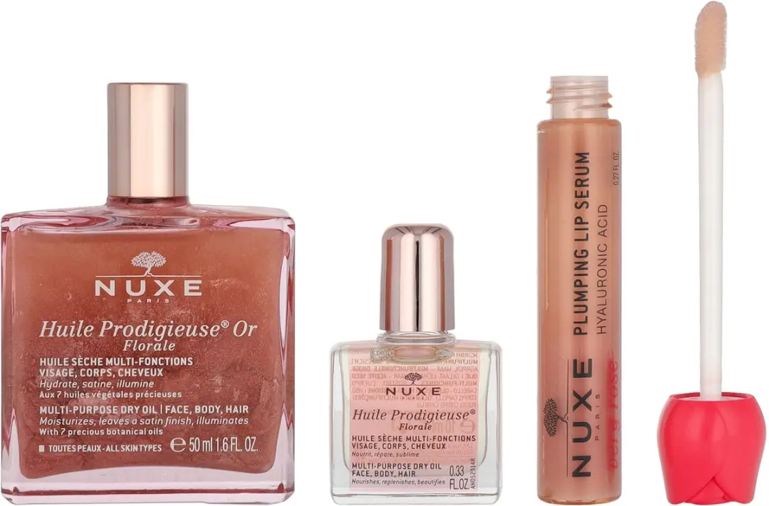 Nuxe Glow Huile Prodigieuse Floral - 68ml Set - Serum 8ml