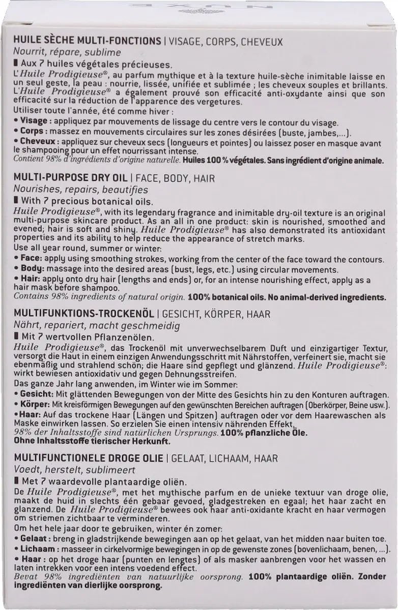 Nuxe Huile Prodigieuse 100ml