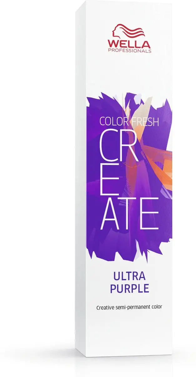 Wella Professionals Color Fresh Create Haarverf Ultra Purple 60ml - Zwart