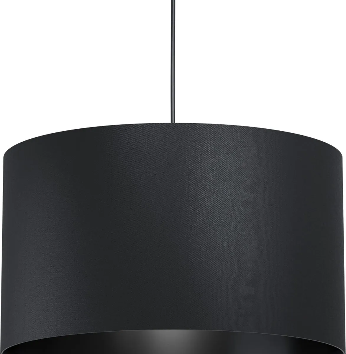 Eglo Maserlo 1 Hanglamp E27 - Ø38cm - Zwart