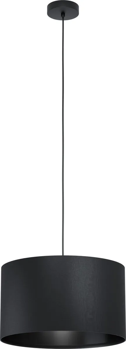 Eglo Maserlo 1 Hanglamp E27 - Ø38cm - Zwart