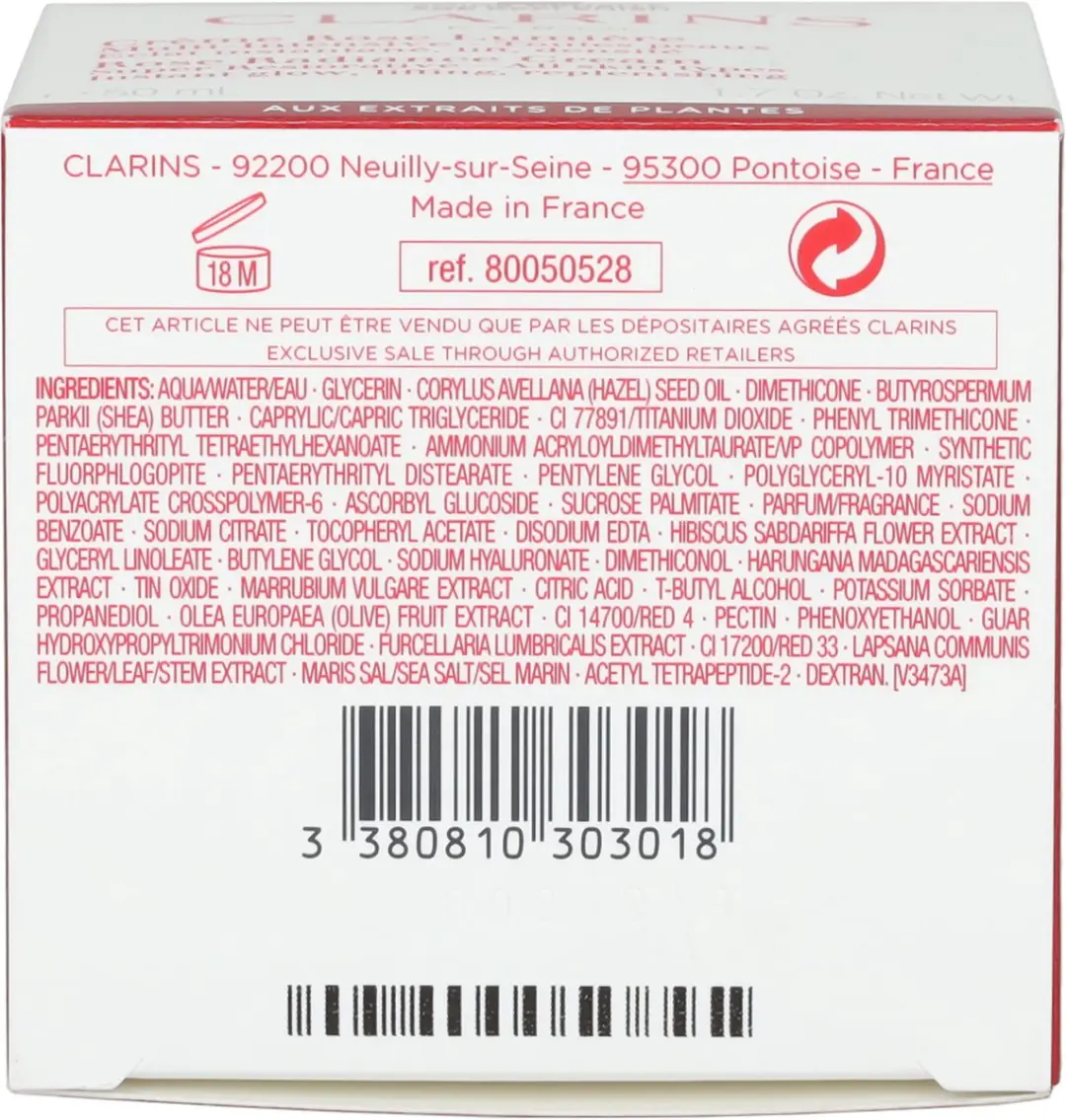 Clarins Rose Radiance Dagcrème 50ml - afbeelding 6 van 6
