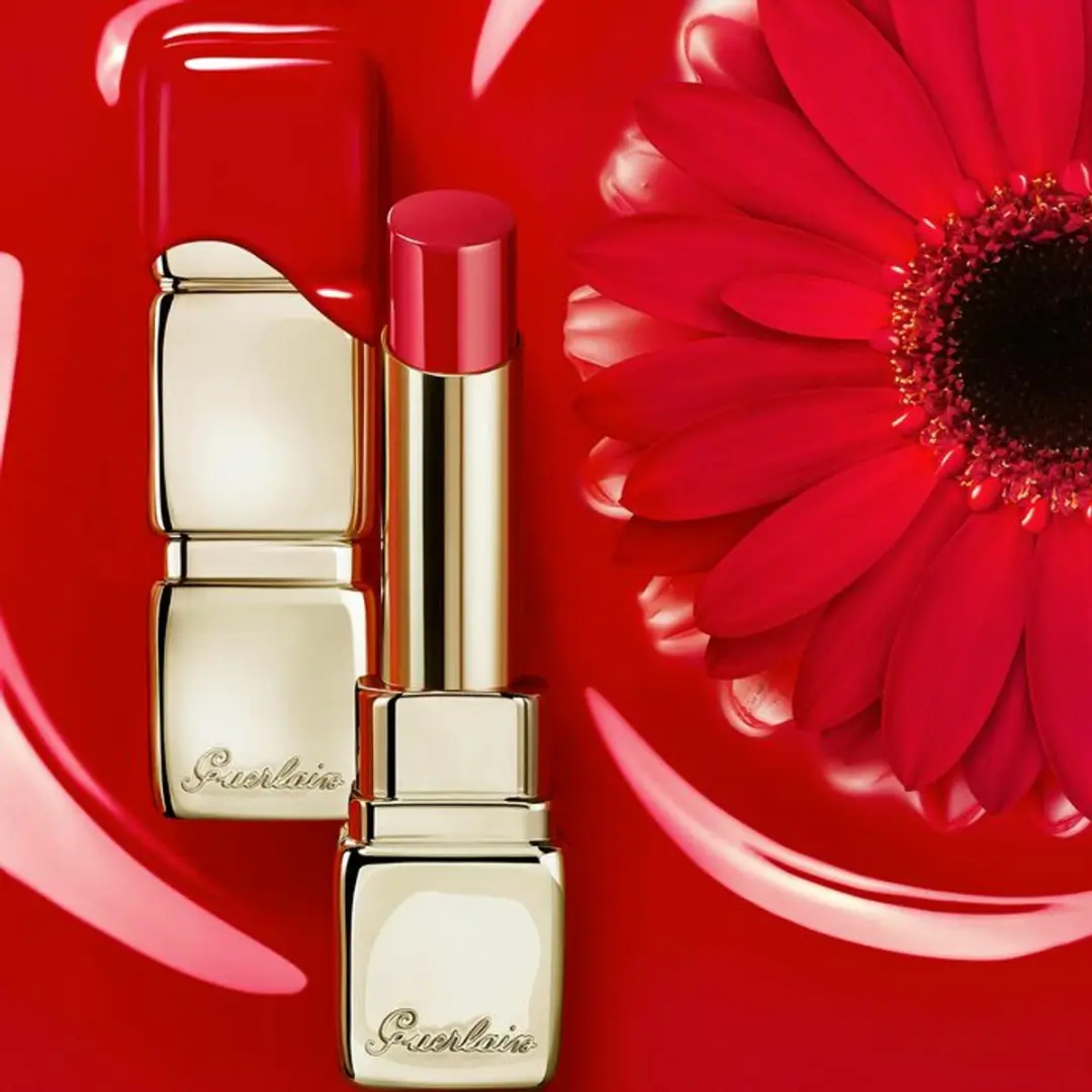 Guerlain Kiss Kiss Shine Bloom Lipstick 509 Wild Kiss - 3.2g