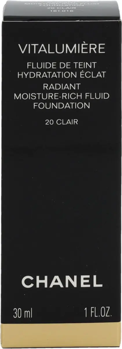Chanel Vitalumière Foundation #20 Clair 30ml