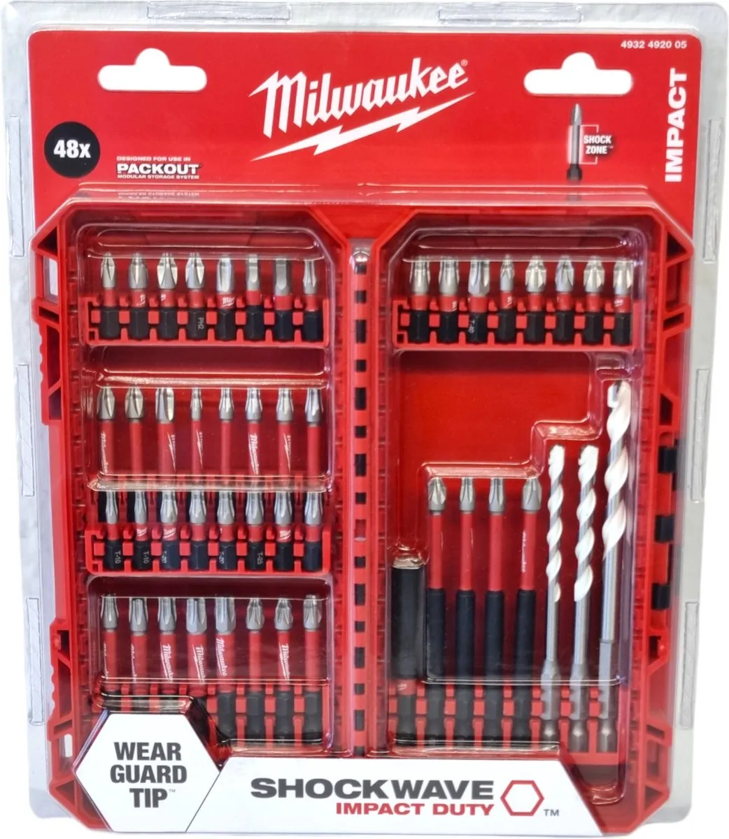 Milwaukee SHOCKWAVE Impact Duty Bitset 4932492005