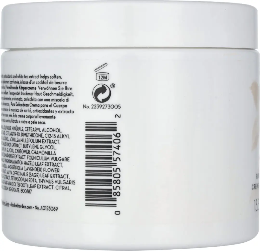 Elizabeth Arden White Tea Mandarin Blossom Body Cream 384ml
