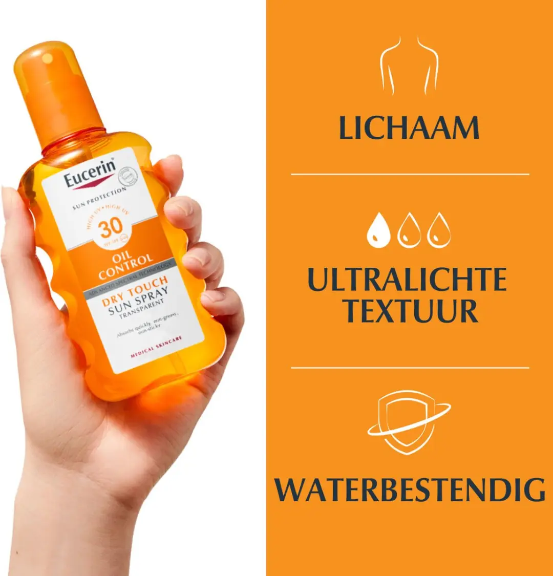 Eucerin Zonnebrandspray Oil Control SPF30 200ml
