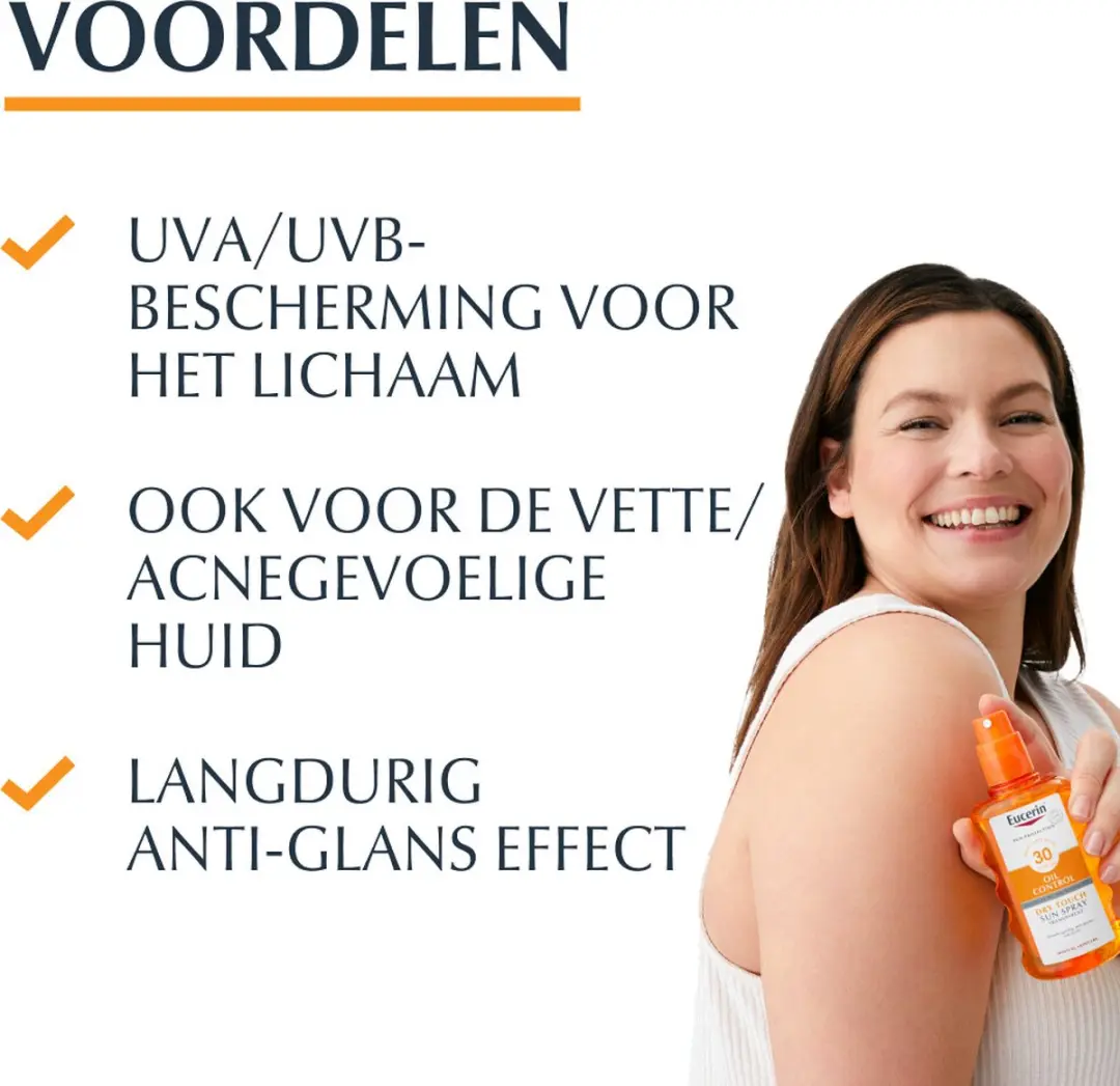 Eucerin Zonnebrandspray Oil Control SPF30 200ml